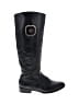 Tory Burch 100% Leather Solid Black Boots Size 7 - photo 1