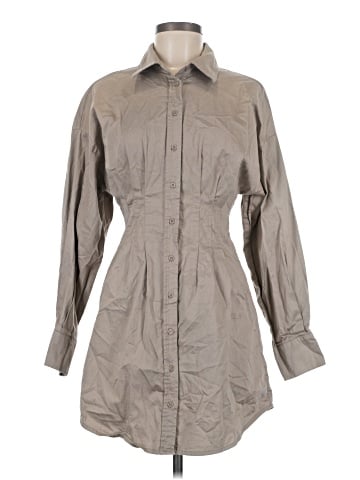 Dynamite Long Sleeve Button-Down Shirt (view 1)