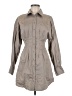 Dynamite Gray Long Sleeve Button-Down Shirt Size M - photo 1