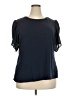 MICHAEL Michael Kors Blue Short Sleeve Top Size 2X - photo 1