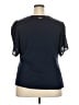 MICHAEL Michael Kors Blue Short Sleeve Top Size 2X - photo 2