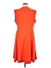 Calvin Klein Solid Orange Casual Dress Size 16 - photo 2