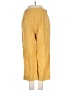 The Great. Solid Yellow Casual Pants Size XS (0) - photo 1