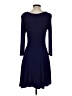 Forever 21 Solid Blue Casual Dress Size S - photo 2