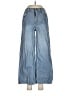 Kensie Stripes Blue Jeans Size 8 - photo 1