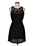 Assorted Brands Hearts Black Cocktail Dress Size M - photo 1