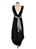 Max Mara 100% Silk Black Blue Cocktail Dress Size S - photo 2