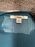 Papaya Teal Long Sleeve Blouse Size S - photo 7