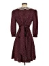 Marc Jacobs 100% Polyester Hearts Burgundy Casual Dress Size 4 - photo 2