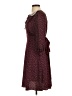 Marc Jacobs 100% Polyester Hearts Burgundy Casual Dress Size 4 - photo 5