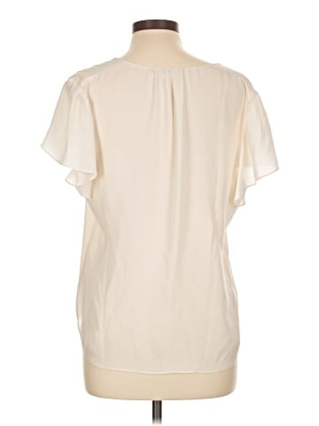 Rebecca Taylor Short Sleeve Silk Top (view 2)