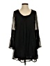 Sequin Hearts 100% Polyester Black Casual Dress Size S - photo 1
