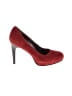 Banana Republic 100% Leather Color Block Red Heels Size 6 1/2 - photo 1