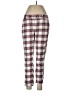 Old Navy Plaid Red Casual Pants Size 10 - photo 1