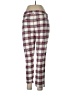 Old Navy Plaid Red Casual Pants Size 10 - photo 2