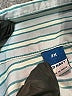 Old Navy 100% Cotton Stripes Teal Blue Short Sleeve Button-Down Shirt Size 3X - photo 7