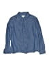 Zara Blue Long Sleeve Button-Down Shirt Size 10 - photo 1