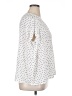 Pleione 100% Polyester Polka Dots White 3/4 Sleeve Blouse Size XL - photo 4