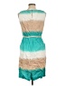 Nine West Color Block Teal Cocktail Dress Size 10 - photo 2