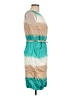 Nine West Color Block Teal Cocktail Dress Size 10 - photo 4