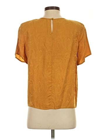 Unbranded Short Sleeve Silk Top (view 2)