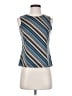 Petite Sophisticate Blue Sleeveless Blouse Size P (petite) - photo 1
