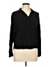 Zara Basic Black Long Sleeve Blouse Size L - photo 1