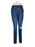 Express Hearts Blue Jeans Size 6R - photo 1