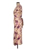 Halogen Print Purple Cocktail Dress Size L - photo 5