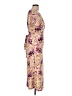 Halogen Print Purple Cocktail Dress Size L - photo 4