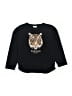 Zara 100% Baumwolle Black Sweatshirt Size 6 - photo 1