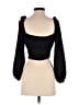 Princess Polly 100% Polyester Black 3/4 Sleeve Blouse Size 2 - photo 2