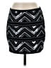 Express Chevron-herringbone Black Formal Skirt Size S - photo 1