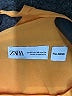 Zara 100% Polyester Orange Casual Dress Size XS - photo 4