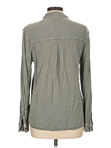 American Eagle Outfitters Long Sleeve Button-Down Shirt (view 2)