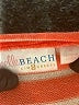 Belle By Kim Gravel Stripes Orange Pullover Sweater Size M - photo 7