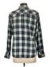Dickies Plaid Green Long Sleeve Button-Down Shirt Size L - photo 2