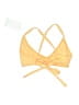 Fox Solid Yellow Swimsuit Top Size L - photo 2