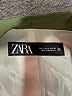 Zara 100% Polyester Green Blazer Size S - photo 6