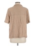 Brixton 100% Viscose Tan Short Sleeve Blouse Size M - photo 2