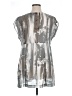 CAbi 100% Polyester Graphic Gray Casual Dress Size XL - photo 2