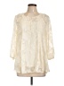 Doe & Rae Ivory 3/4 Sleeve Blouse Size L - photo 1