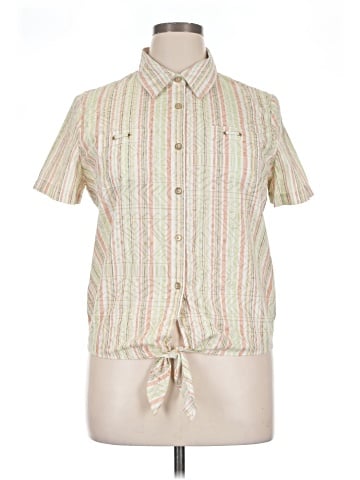 Alfred Dunner Short Sleeve Button-Down Shirt (view 1)