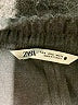 Zara Chevron-herringbone Gray Dress Pants Size M - photo 7