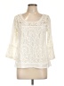 Nanette Lepore Ivory 3/4 Sleeve Blouse Size L - photo 1