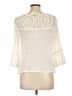 Nanette Lepore Ivory 3/4 Sleeve Blouse Size L - photo 2