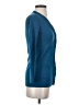 Halogen 100% Merino Blue Wool Cardigan Size XS - photo 4