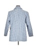 ELOQUII 100% Polyester Checkered-gingham Blue Blazer Size 14 Plus - photo 2