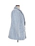 ELOQUII 100% Polyester Checkered-gingham Blue Blazer Size 14 Plus - photo 4