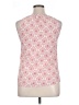 Artisan NY 100% Rayon Pink Sleeveless Button-Down Shirt Size L - photo 2